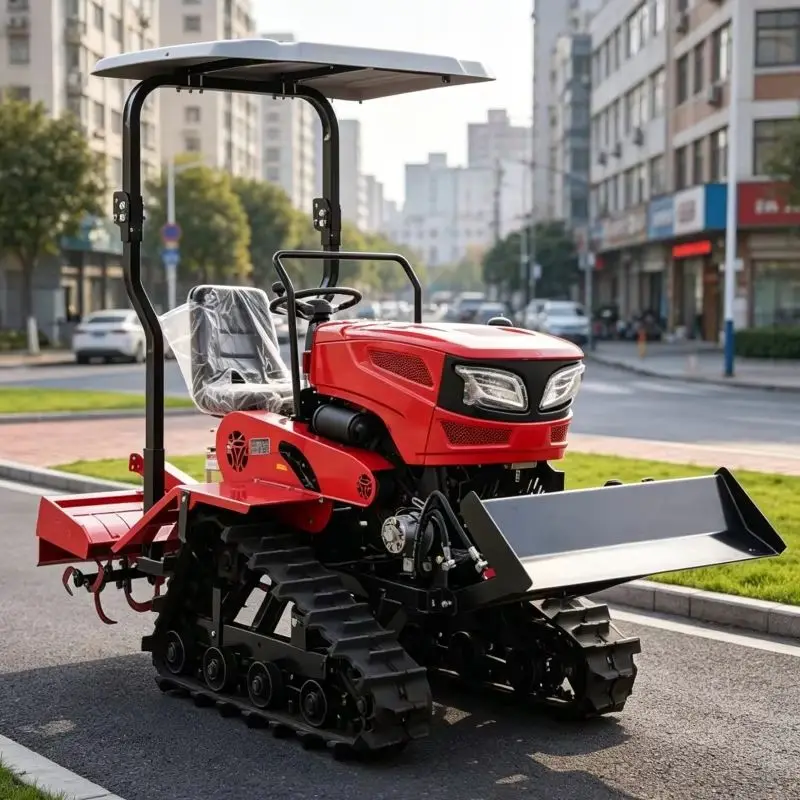 Customized Full-scenario Crawler Cultivator, Dual CE & EMC Certified, Rotary Tiller, Hot-selling Farm Tilling Equipment in 2026