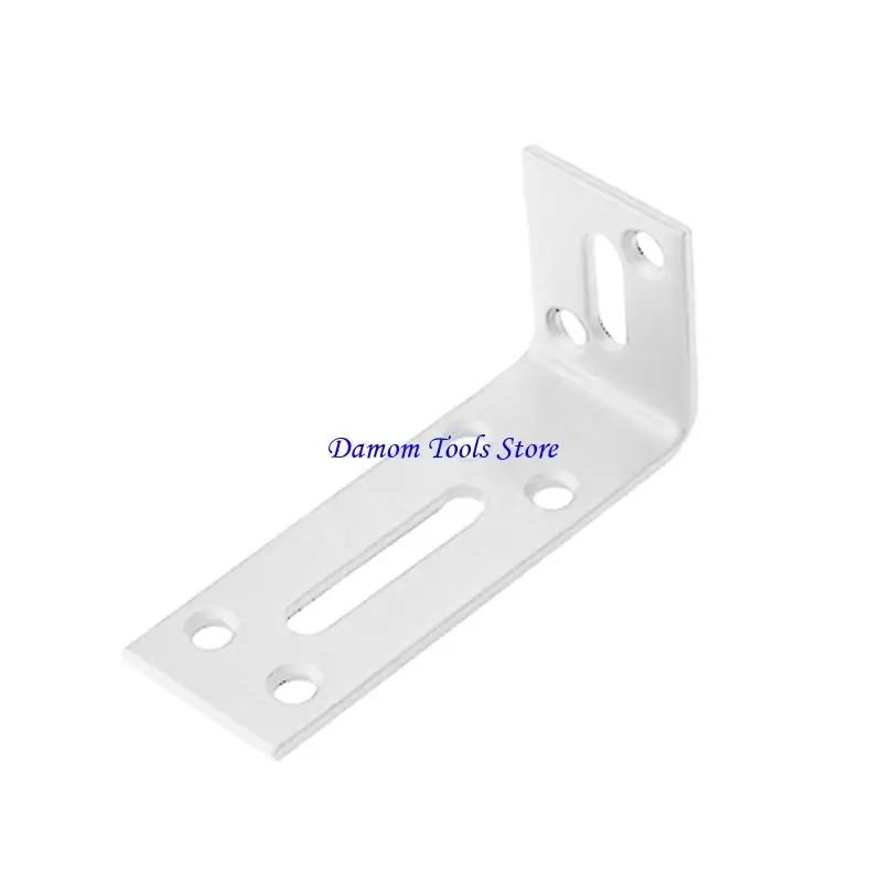 57BE Thickened Steel Corner Brackets Right Angles Corners Brace Floating Shelf Bracket Furniture Hardware Easy to Install