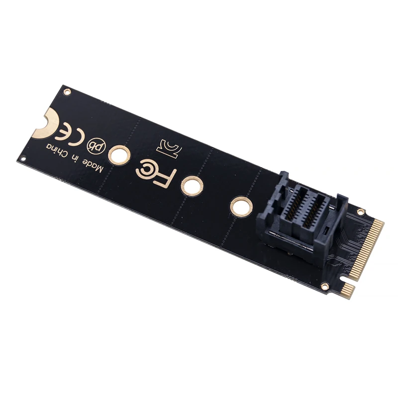 NVME M.2 KEY M to Mini SAS SFF-8643 AdapterU.2 SSD Extend  Converter for Computer Laptop Motherboard SolidState Expansion Card