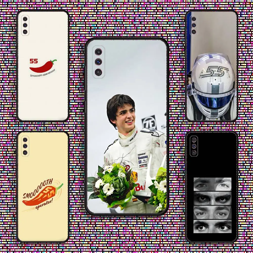 

Smooth Operator S-Sainz 55 Phone Case For Samsung S 25,24,23,22,30,21,10,9,Ultra,Plus,Lite,FE,4,5 G Black Soft Case
