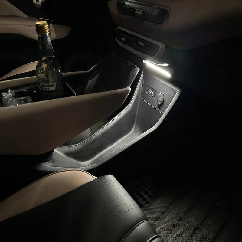 For BYD Song Trunk Car Sensor Light USB Rechargeable Automatic Induction Light Bar Magnetic Maual Sensing Mode Lamp Tools auto