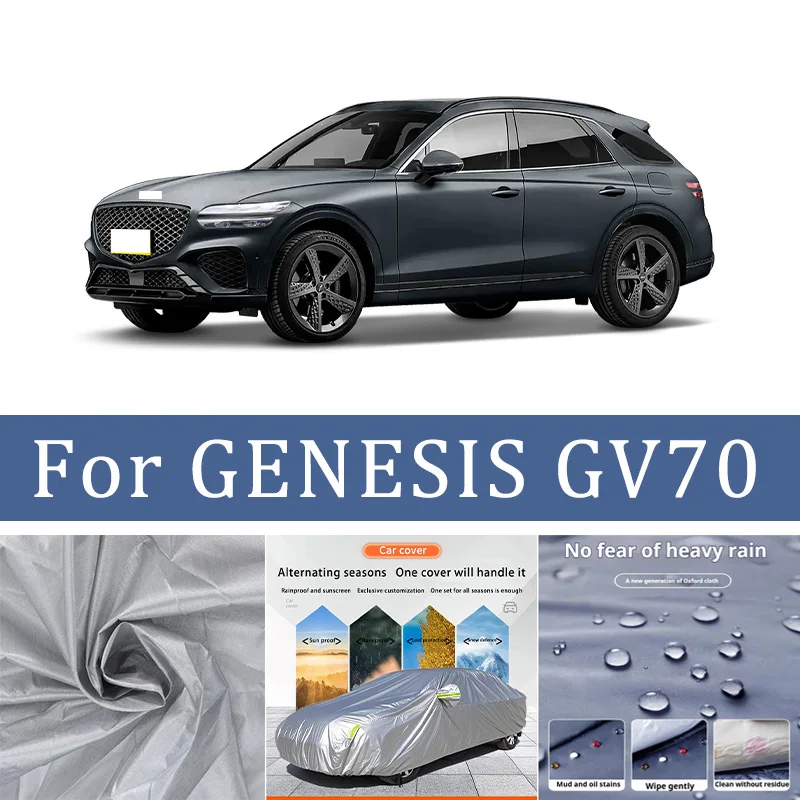 

For GENESIS GV70 Outdoor Protection Full Car Covers Sunshade Waterproof Dustproof Exterior Car cover protection cars accessories