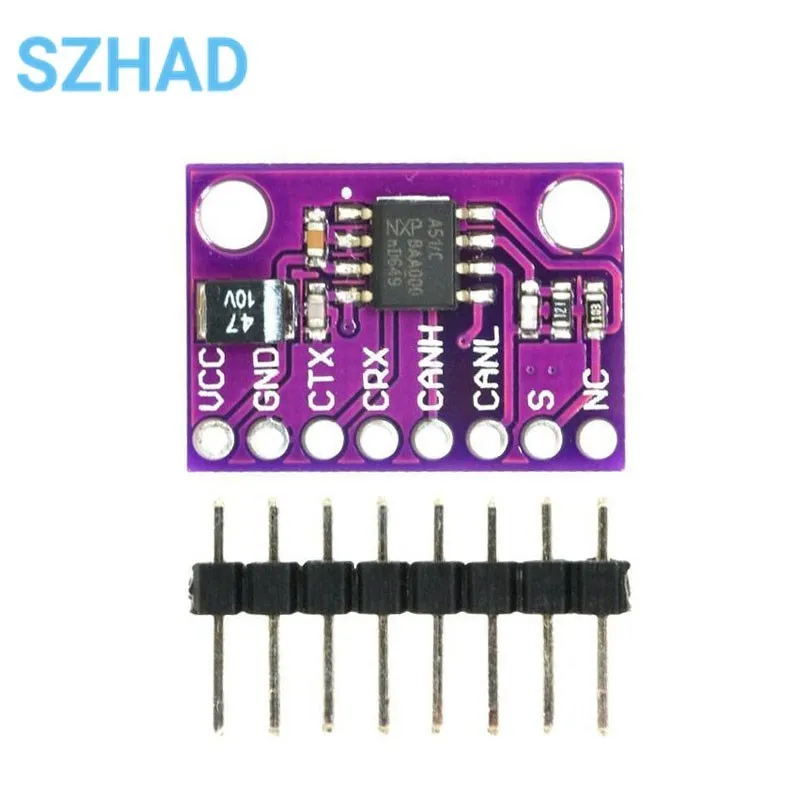 وحدة إرسال واستقبال TJA1051 CAN عالية السرعة، طاقة منخفضة، 3.3 فولت/5 فولت، للسيارات obd-ii، اردوينو، STM32، NXP متوافقة #1