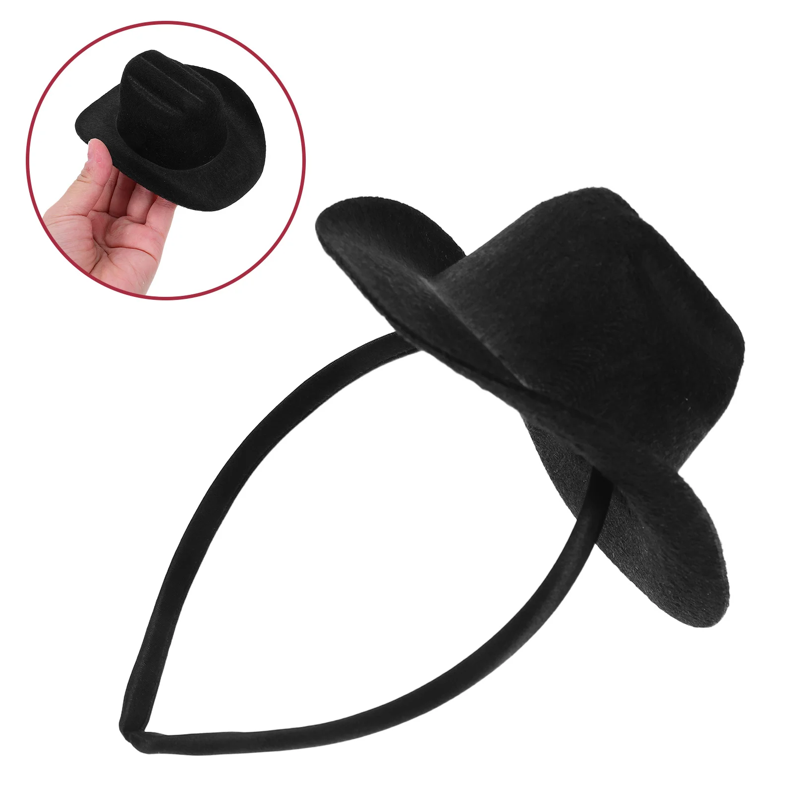 

Mini Top Hat Headband Vintage Fascinator Halloween Cosplay Costume Accessory Roaring 20S Party Gothic Themed Headpiece