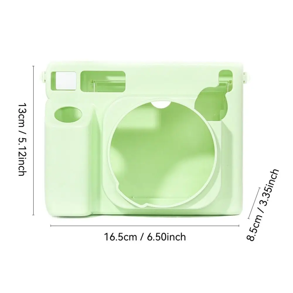 Solid Color Instant Camera Case with Photo Pocket Shockproof Protective Cover Anti Scratch for Fujifilm Instax Wide 400 - view 4