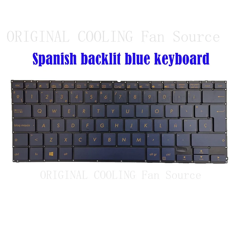 R+  Spanish backlit keyboard for ASUS UX370U UX370UA Q325U Q325UA UX370UAR UX370UAF
