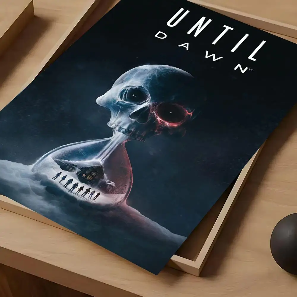 Until Dawn Poster For Self-adhesive Art Waterproof Paper Sticker Coffee House Bar Room Wall Decor