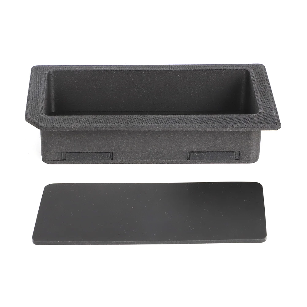 FL3Z-1504567-DA Black Center Console Storage Box W/Silicone Pad For Ford F-150 2015-2019 Interior Insert Tray