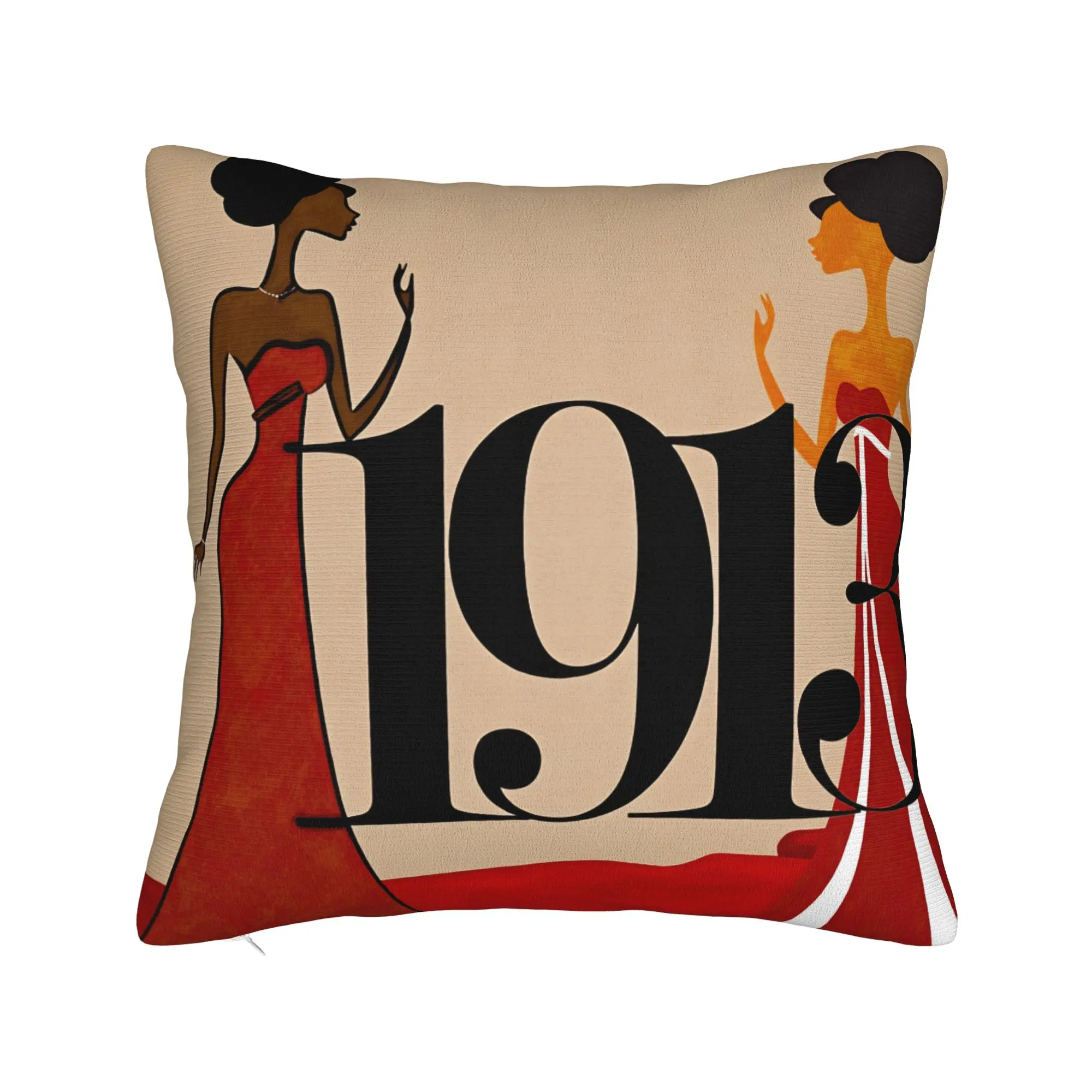 D-Delta Sigma Theta Pillow Cover  Graphic Cushion Cover Fashion Pillow Case For Sofa Home Decor