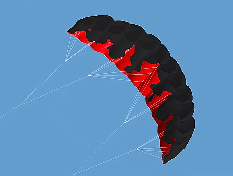 Gratis Verzending Vlam Dual Line Stunt Power Vlieger Vliegende Zachte Vlieger Drachen Aufblasbar Vlieger Gigantische Spellen Buiten Vliegers Groot Formaat Plezier