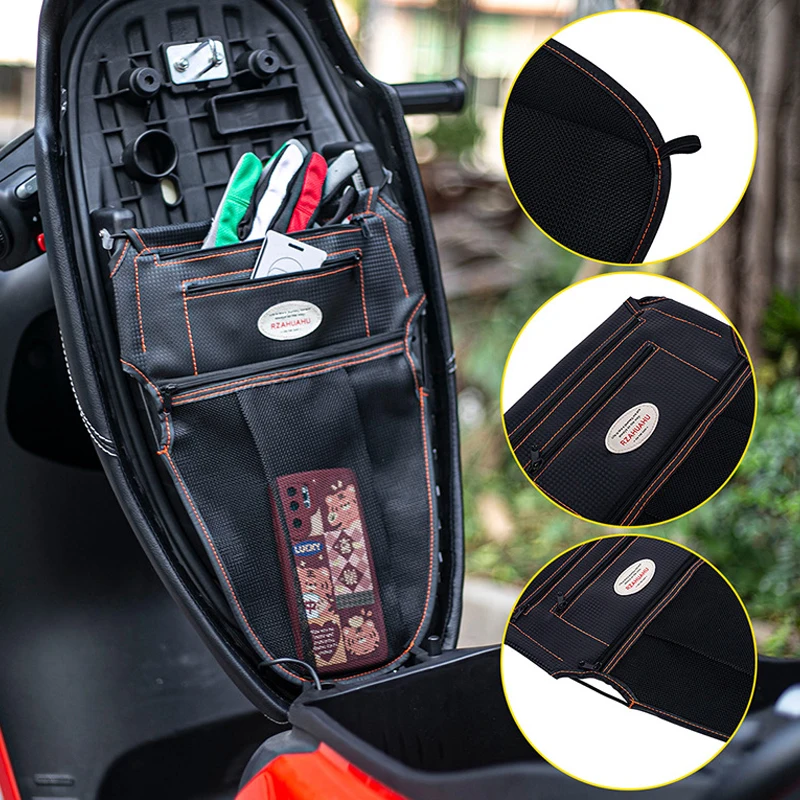 Motorcycle Scooter Seat Storage Bag Accessories Tool Storage Pouch Bag For YAMAHA TMAX530 TMAX 530 T-MAX 560 500 TMAX500 TMAX560