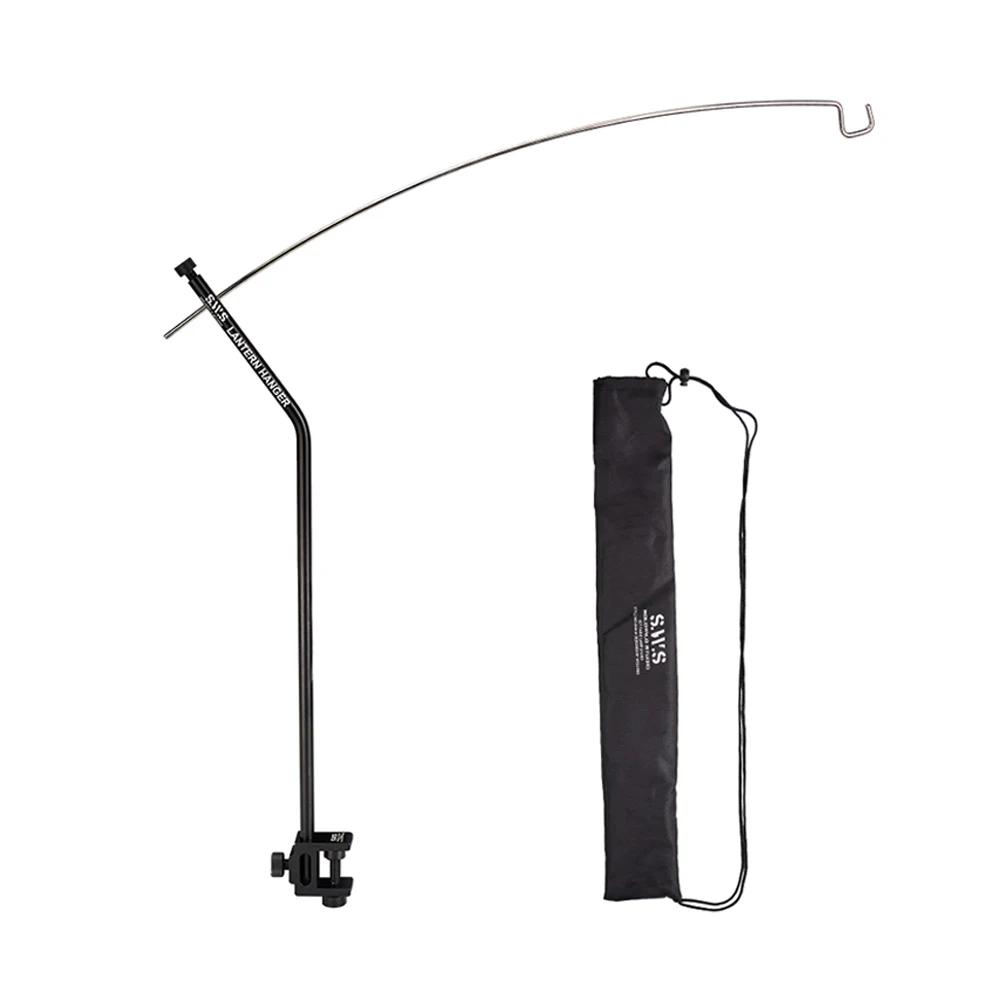 

Подвесная стойка для лампы IGT для кемпинга, изогнутый держатель лампы из алюминиевого сплава, рамка для луча из нержавеющей стали для кемпинга, пешего туризма