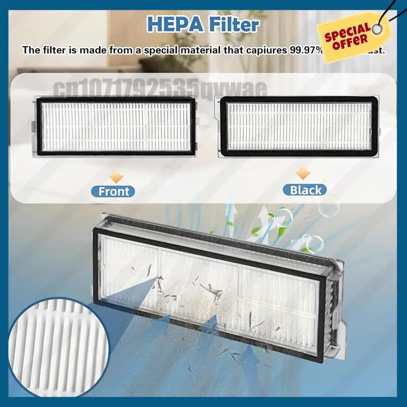 -A89Z Комплект аксессуаров для роботов-пылесосов для моделей Roborock Qrevo Curv, Curv S5X, Edge и Edge S5A