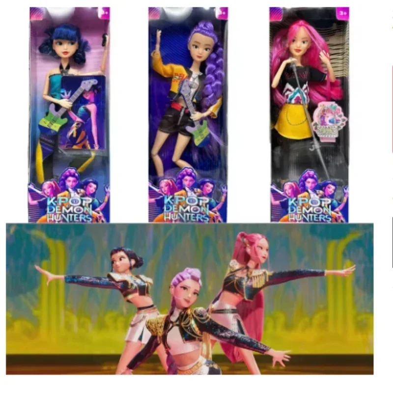 TOPTOY HOT Kpop Demon Hunters Action Figure Toy Derpys Tiger Rumi Mira Zoey Sussy Figurine Doll For Fans Christmas gifts