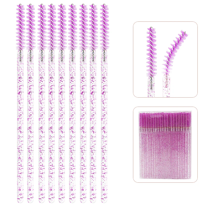 50 stücke Einweg Make-Up Pinsel Wimpern Microbrush Mascara Wands Kosmetik Applikator Augenbraue Micro Pinsel Lash Verlängerung Liefert