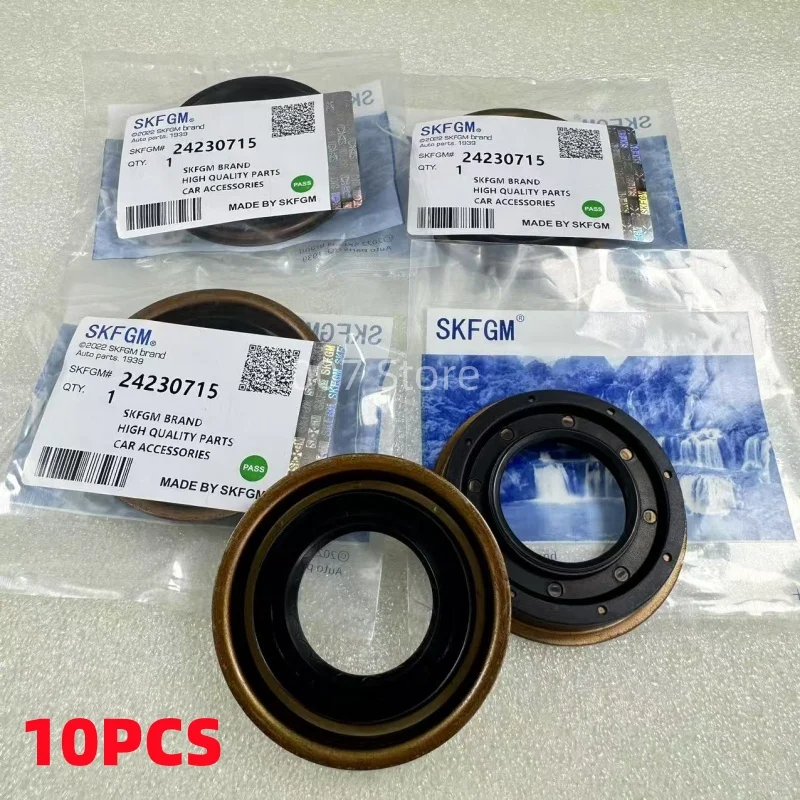 

10X Half Shaft Oil Seal Left 9L8P7H260BB 24230715 9L8P-7H260-BB 24260764 24257030 19258416 19256468 1603033 0374248 For GM Ford
