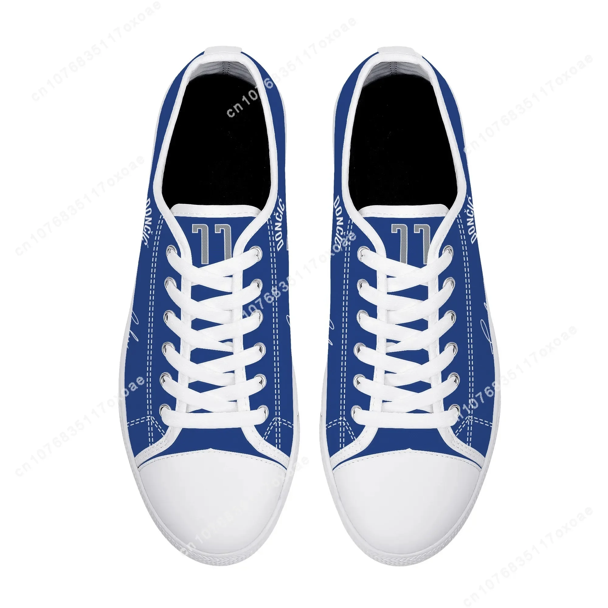 Dallas basketball Low Top Sneakers Mens Womens Teenager High Quality Luka Doncic NO 77 Canvas Sneaker Casual Shoes Custom Shoe