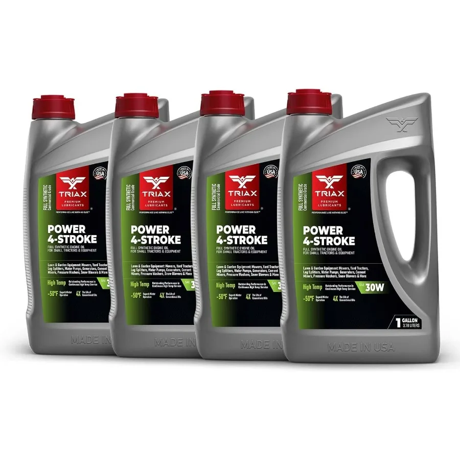 

Мощность 4-тактного, полностью синтетического, 30 Вт, полностью синтетического малого моторного масла, садовых тракторов и другого силового оборудования (4 галлона)