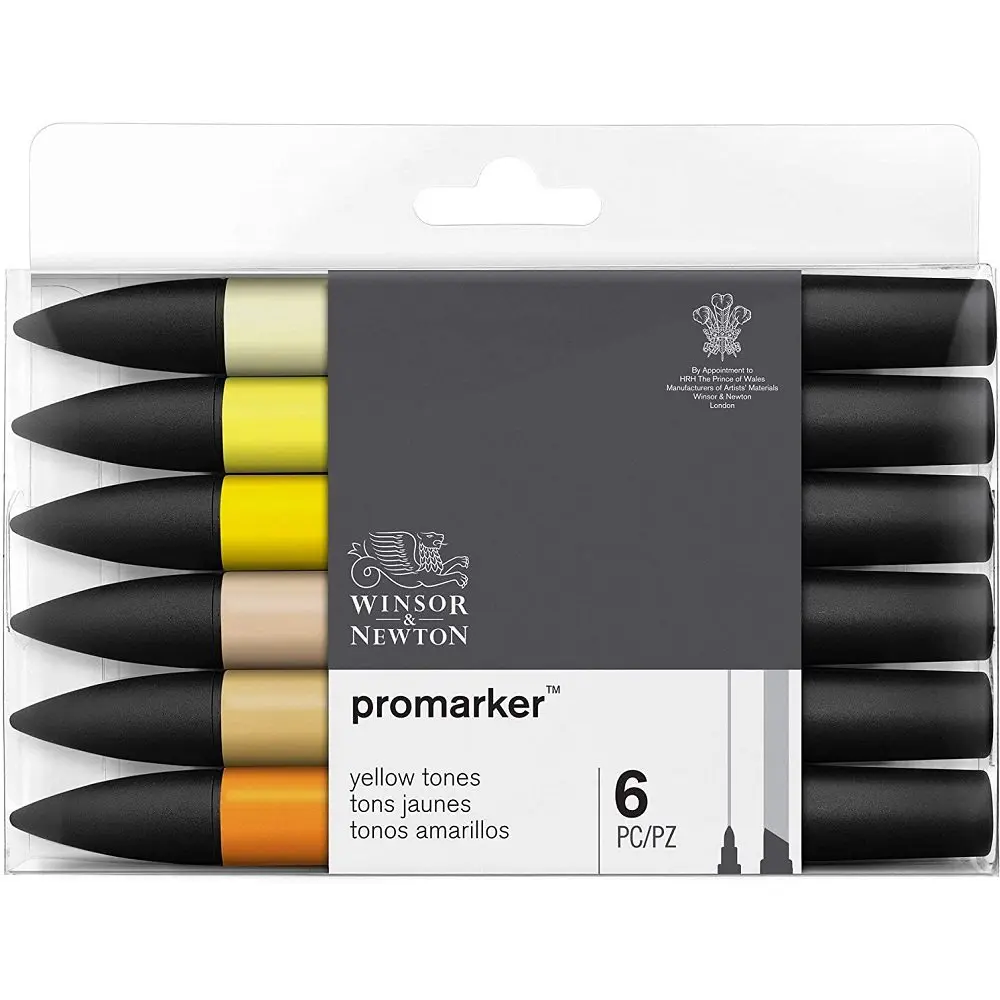 WINSOR & NEWTON Alkoholbasierte Promarker 6/12/24/48/96 Farben Set Doppelspitzen-Markerstifte Design Pro Marker für Künstler – Detail 14