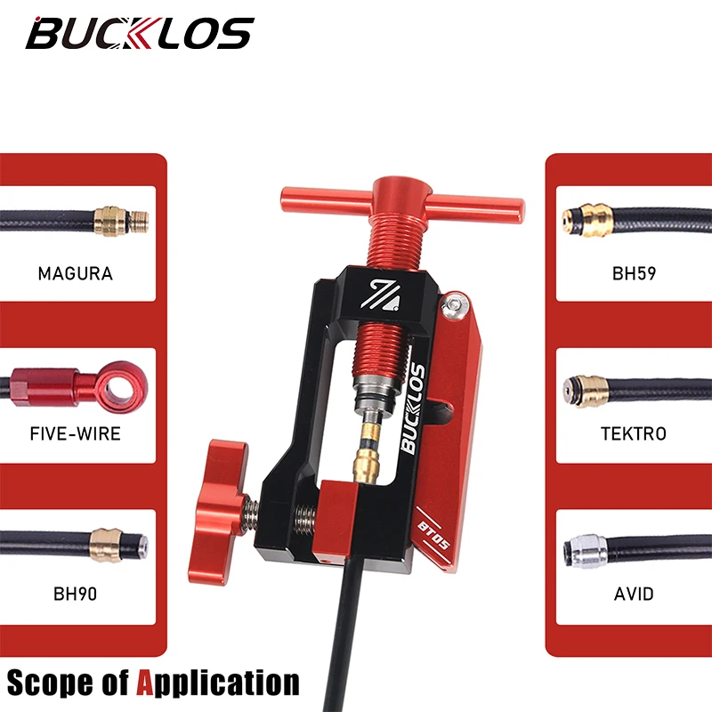 BUCKLOS Bicycle Hydraulic Brake Hose Oil Needle Driver Insert Tool Bike Cable Plier Olive Connector Tools Fit BH90 MAGURA TEKTRO