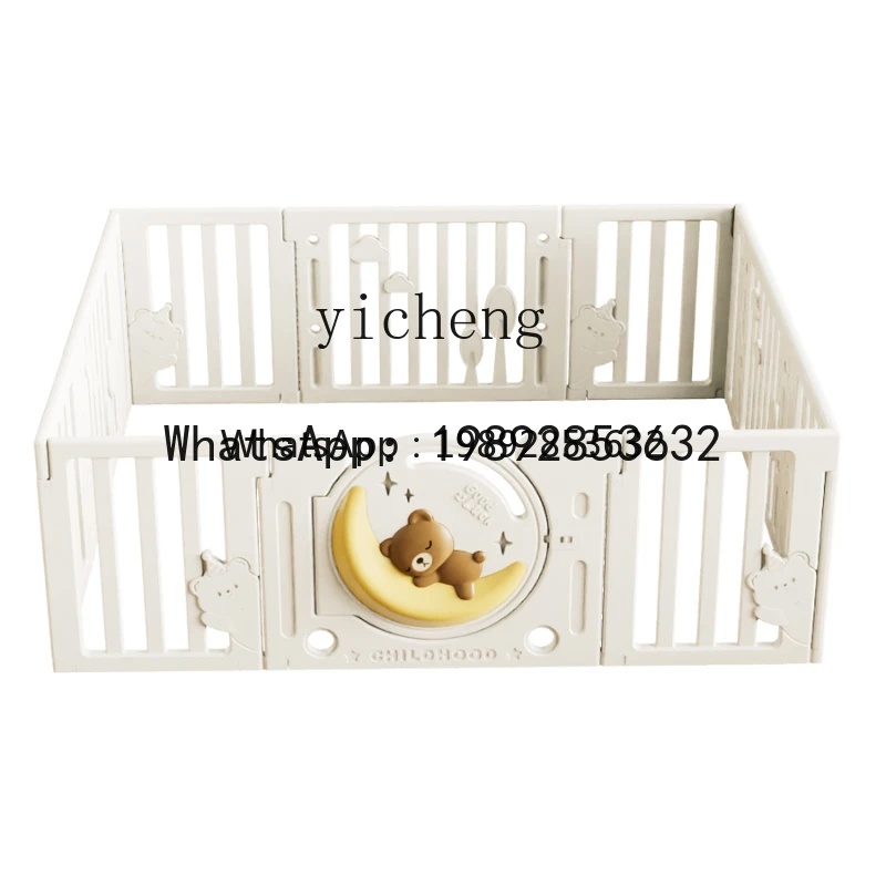 ABC لعبة سياج الطفل حصيرة الزحف الواقية للأطفال في المنزل الداخلي