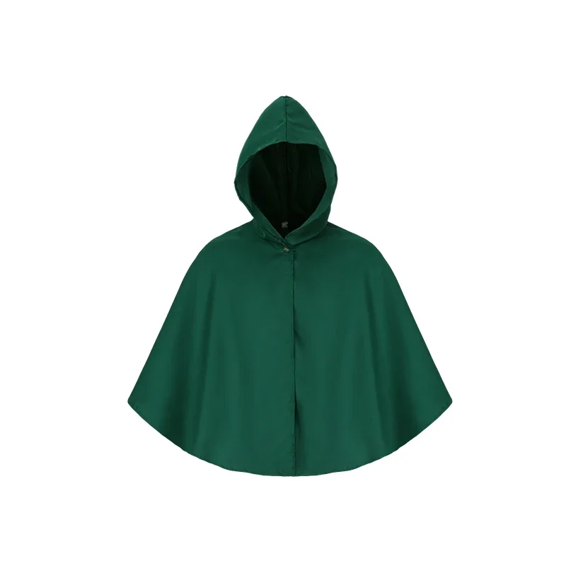 أنيمي هجوم عباءة Shingeki لا كيوجين الكشافة الفيلق تأثيري حلي الأخضر كيب فانتازيا هالوين الأنثوية