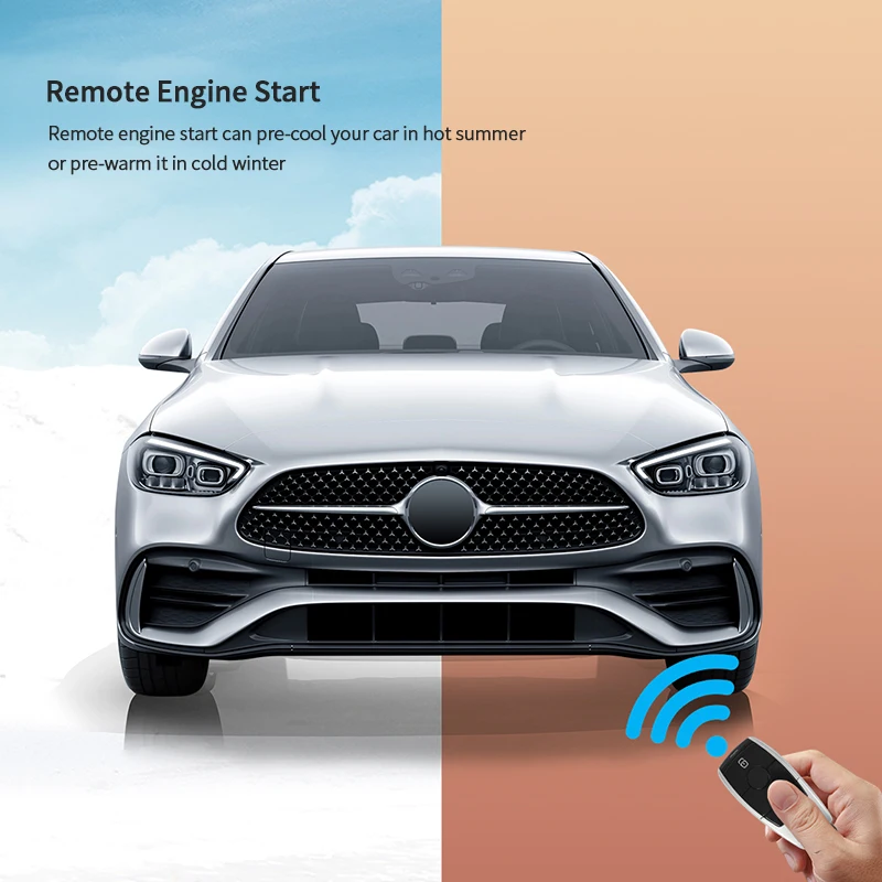 EASYGUARD Plug And Play PKE remote start keyless go system adatto per Benz 13-15 GLK 09-14 classe E Coupe CLS SLK SLC X204 W212