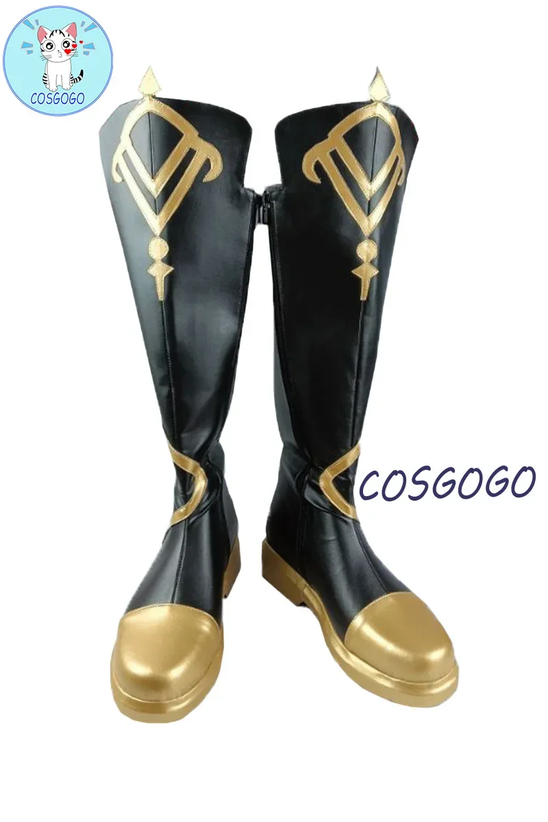 Chaussures de Cosplay Genshin Impact AWindsor, Bottes sur Mesure, Accessoires d'Halloween pour Femme, Nouvelle Collection