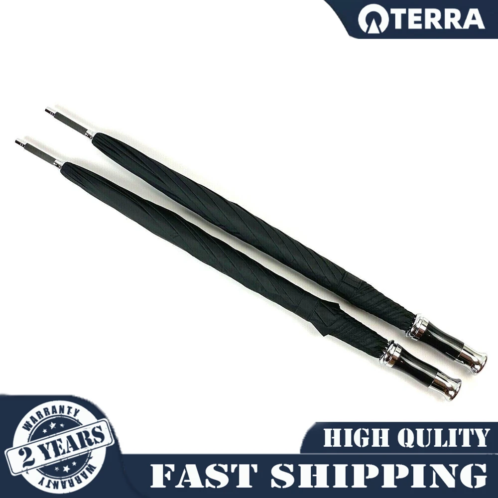 2pcs Umbrella Set Silver 7272316 for Rolls Royce Phantom Ghost Dawn Wraith Cullinan Genuine OEM