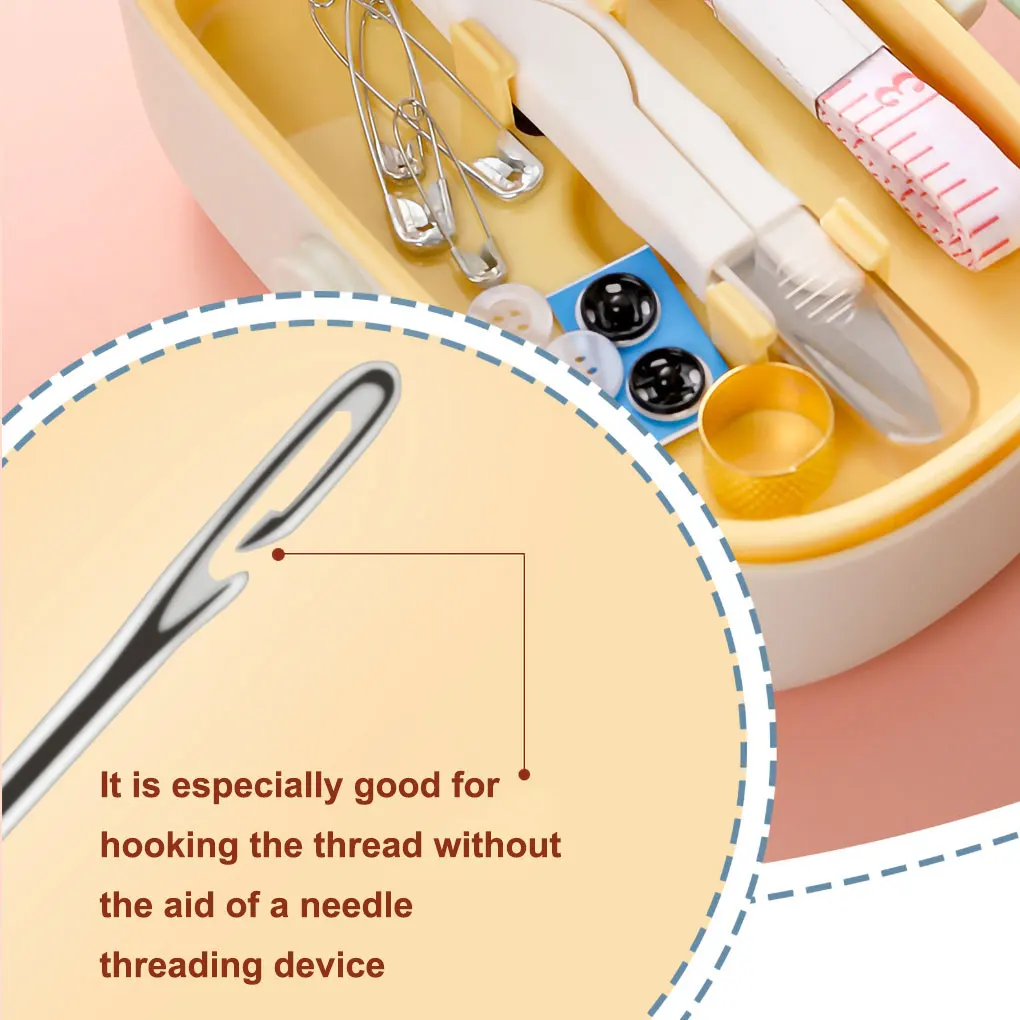 

Швейный набор, коробка, пуговицы, ремонт, сделай сам, вышивка крестиком, иглы для квилтинга, набор ниток с коробкой для хранения, синий, розовый