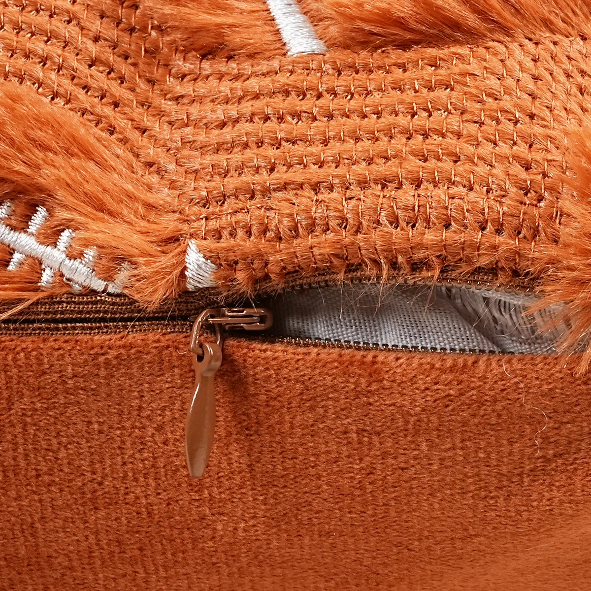 الرجبي كرة القدم وسادة للديكور يغطي 2026 جديد الصدأ غطاء الوسادة 45x45 سنتيمتر فو الفراء أفخم المخدة ل أريكة المنزل #4