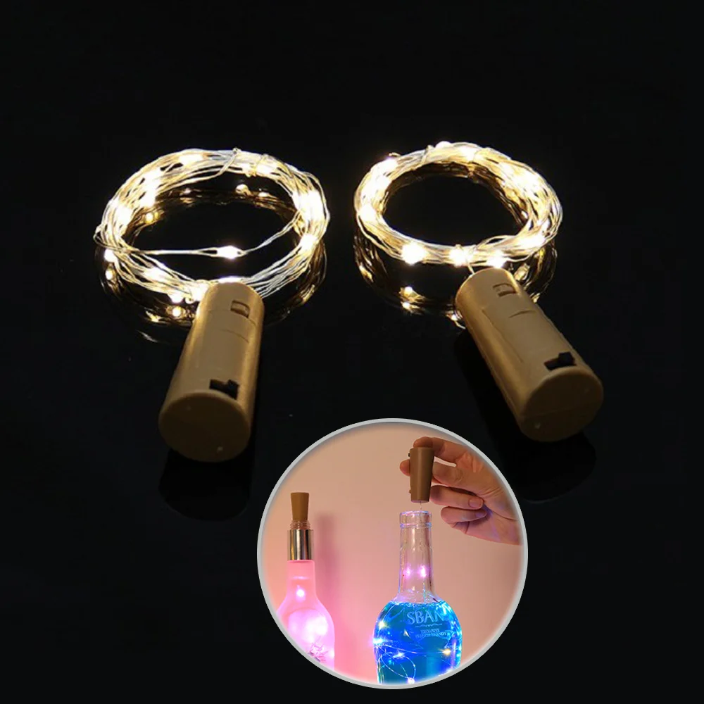 

Bar LED wine bottle cork string lights Waterproof Garland 1M/2M/3M Fairy Light Christmas Wedding Party Decoration bottle lights