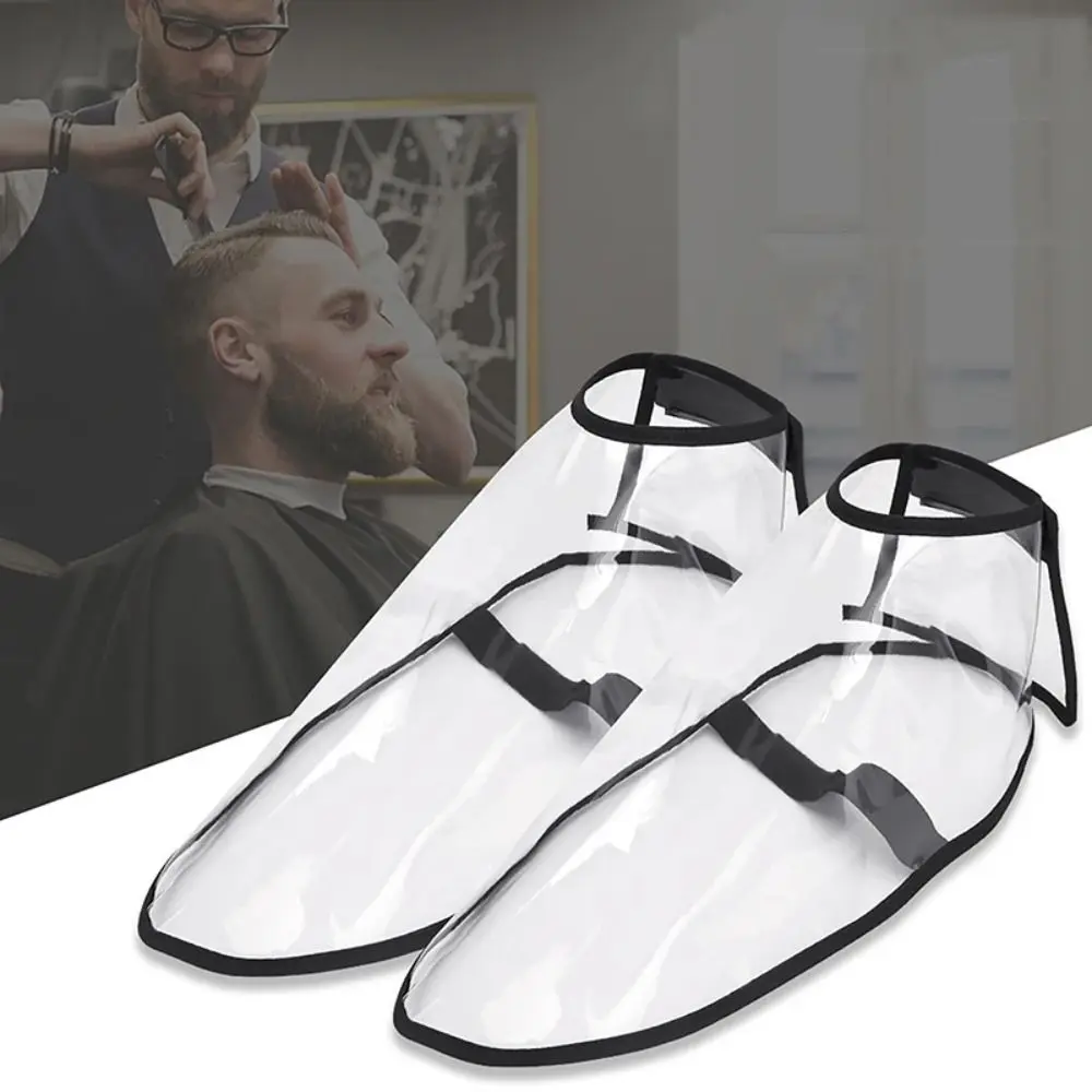 

Hairdressing Hairdresser Salon Shoe Covers Transparent Haircut Stylist Shoe Covers Adjustable Waterproof