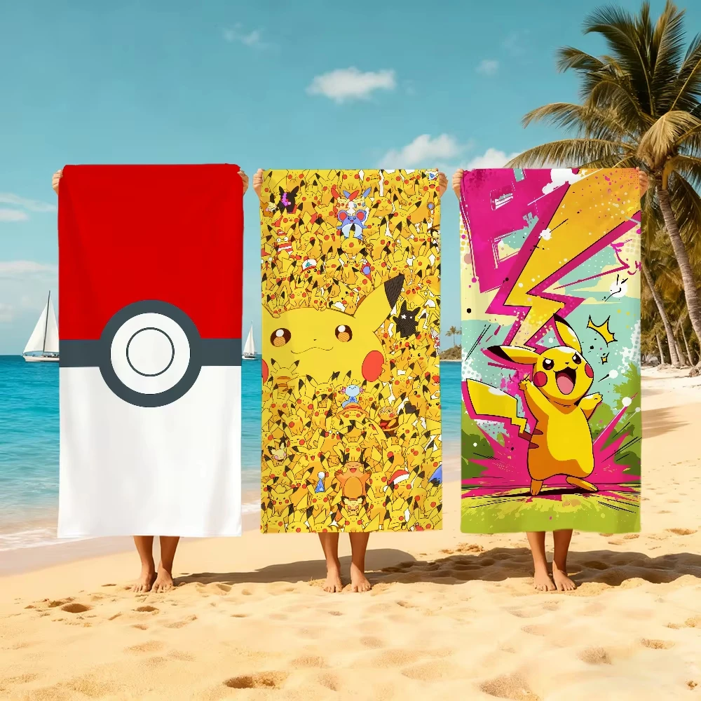 Large Bath Towels Bathroom P-Pokemones Bathroom Set Accessories Spa Quick Drying Towels Gym Towel For Home Personal Care Sauna