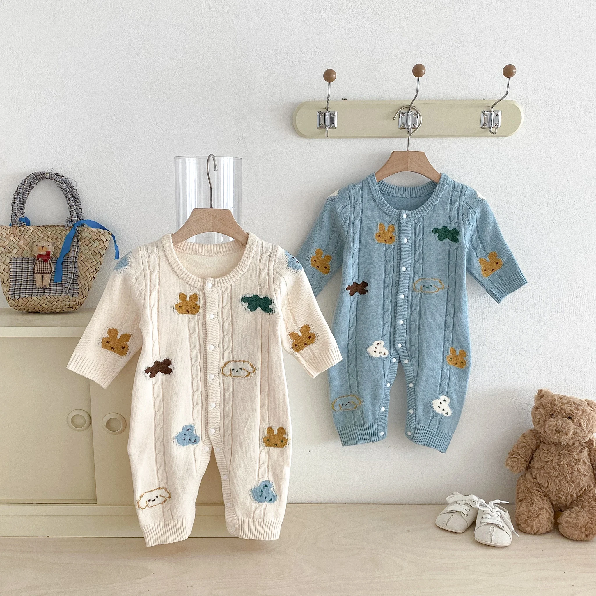 

Одежда для малышей, осеннее боди, стильный вязаный свитер для новорожденных девочек, весенне-осенний свитер, уличный костюм для ползания