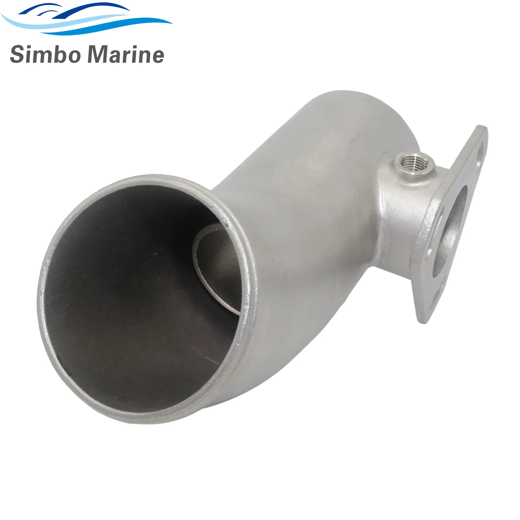 129671-13551 Exhaust Mixing Elbow for Yanmar 3JH 3TN 4JH 4TN Engines 316 Stainless Steel 129579-13551 129792-13550 129671-13552