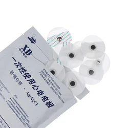 50pcs ECG Electrodes Medical Disposable Electrode Patch EKG Accessories Non-woven ECG Electrode Pads