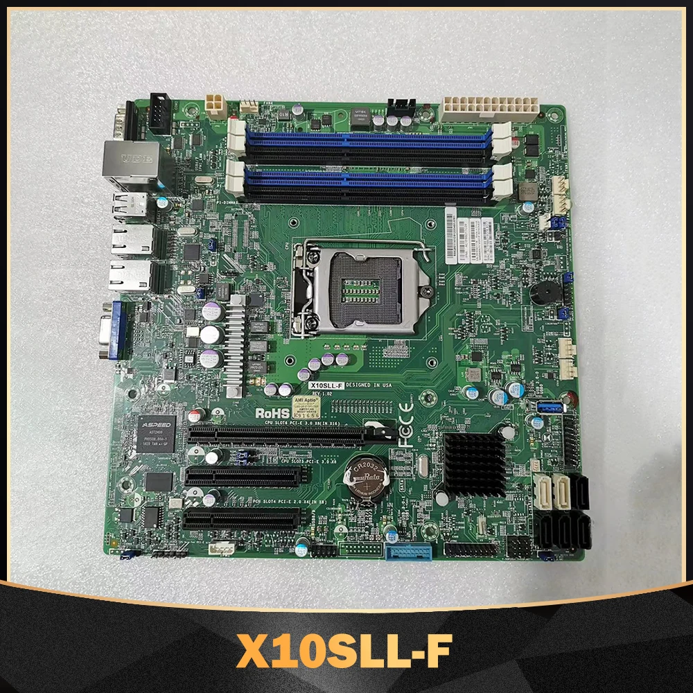 X10SLL-F For Supermicro Server Motherboard DDR3 LGA1150 E3-1200 v3/v4 4th Gen