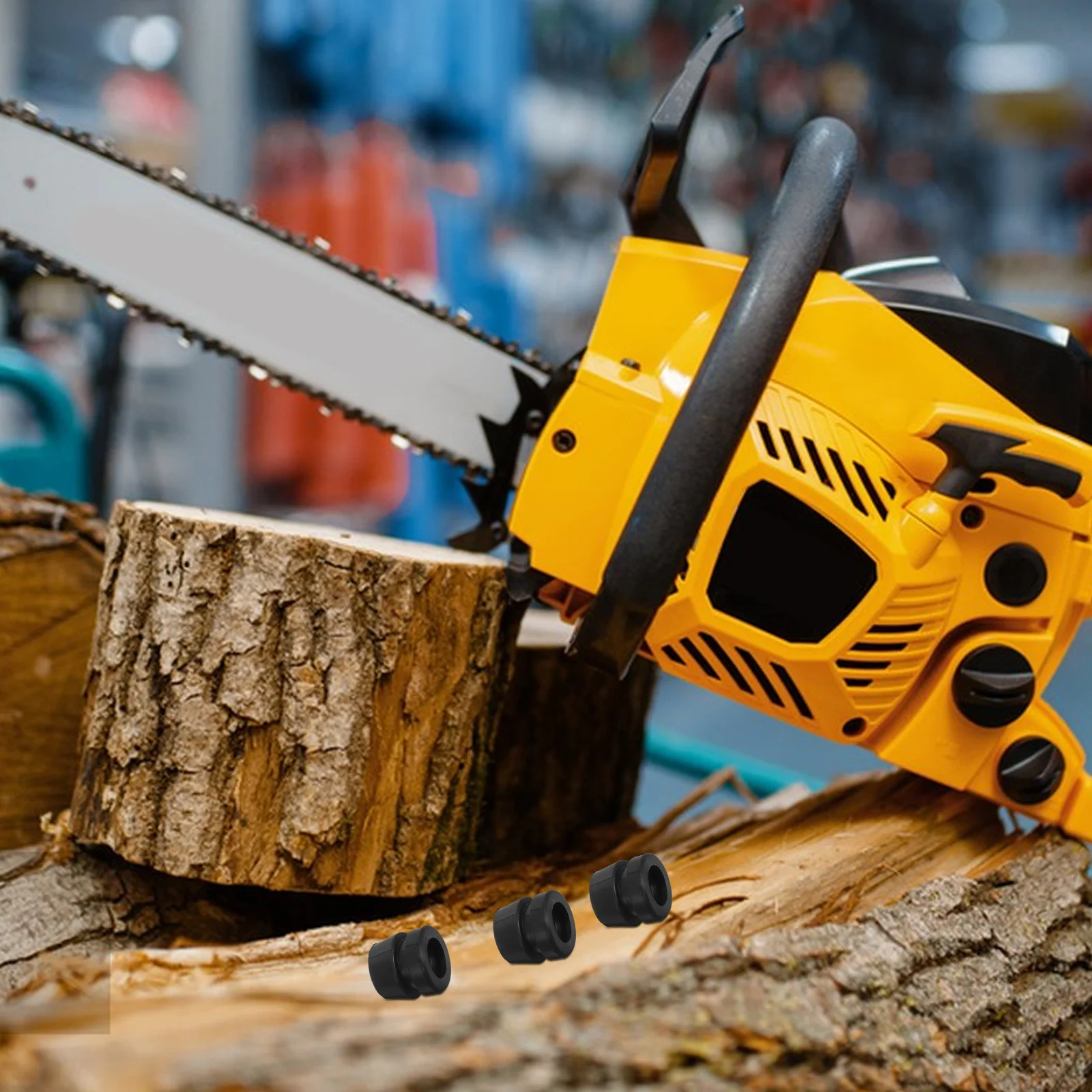 

10Pcs Chainsaw Anti-Vibration Rubber Mount Damping Block Pad Replacement for Heavy Duty Logging and Cutting Applications