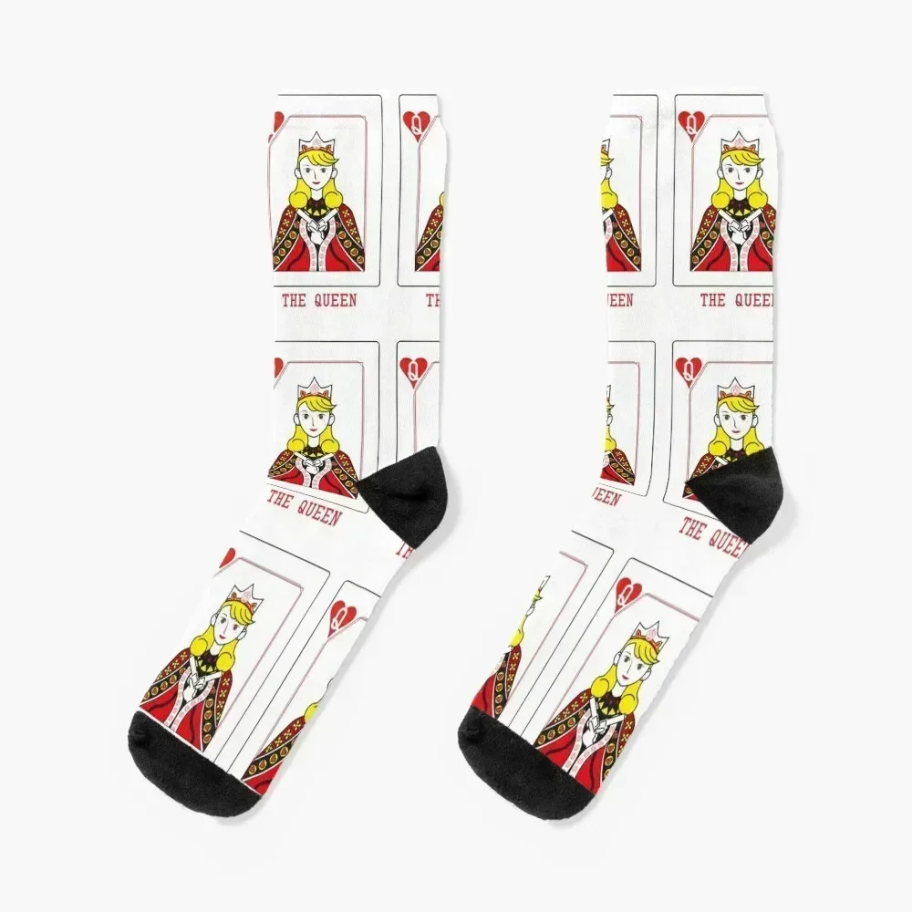 

Fullmetal Poker - Riza The Queen Socks heated funny sock kawaii football Socks Women's Men's