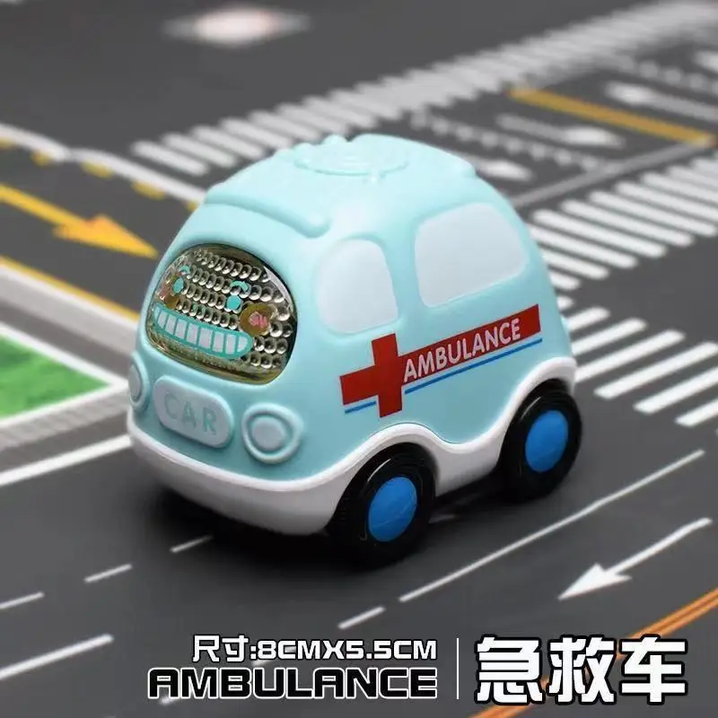 Children\'s car toy school bus set inertial car plane boy baby model drop resistant 1 year old 2 girls