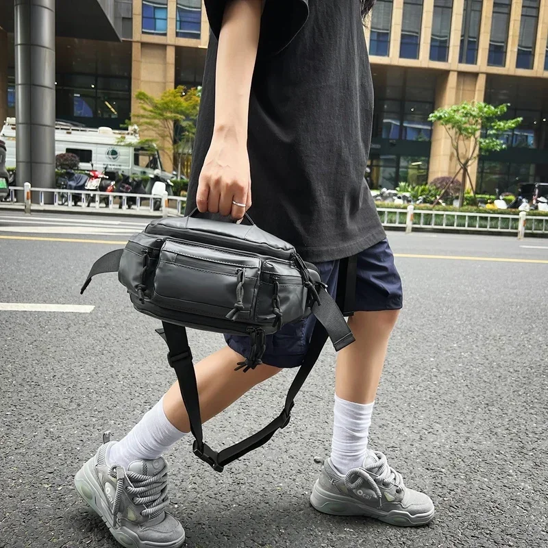 Bolsos de pecho de alta calidad para hombre y mujer, bolsa informal Simple con cremallera, resistente al agua, múltiples bolsillos, nuevo estilo de diseñador, 2024