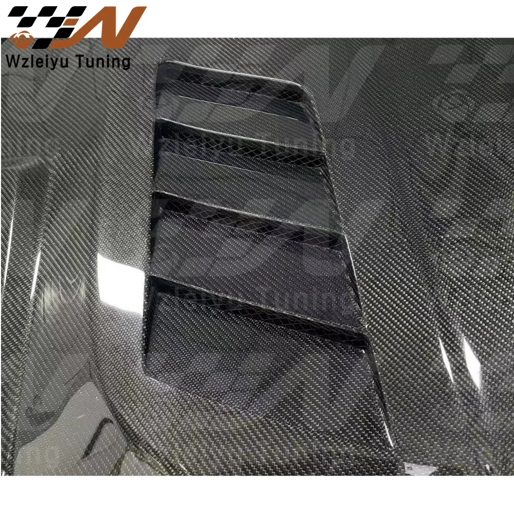 New Style Real Carbon Fiber Front Hood Bonnet Fit For Mercedes Benz W204 C63 AMG High Quality Fitment