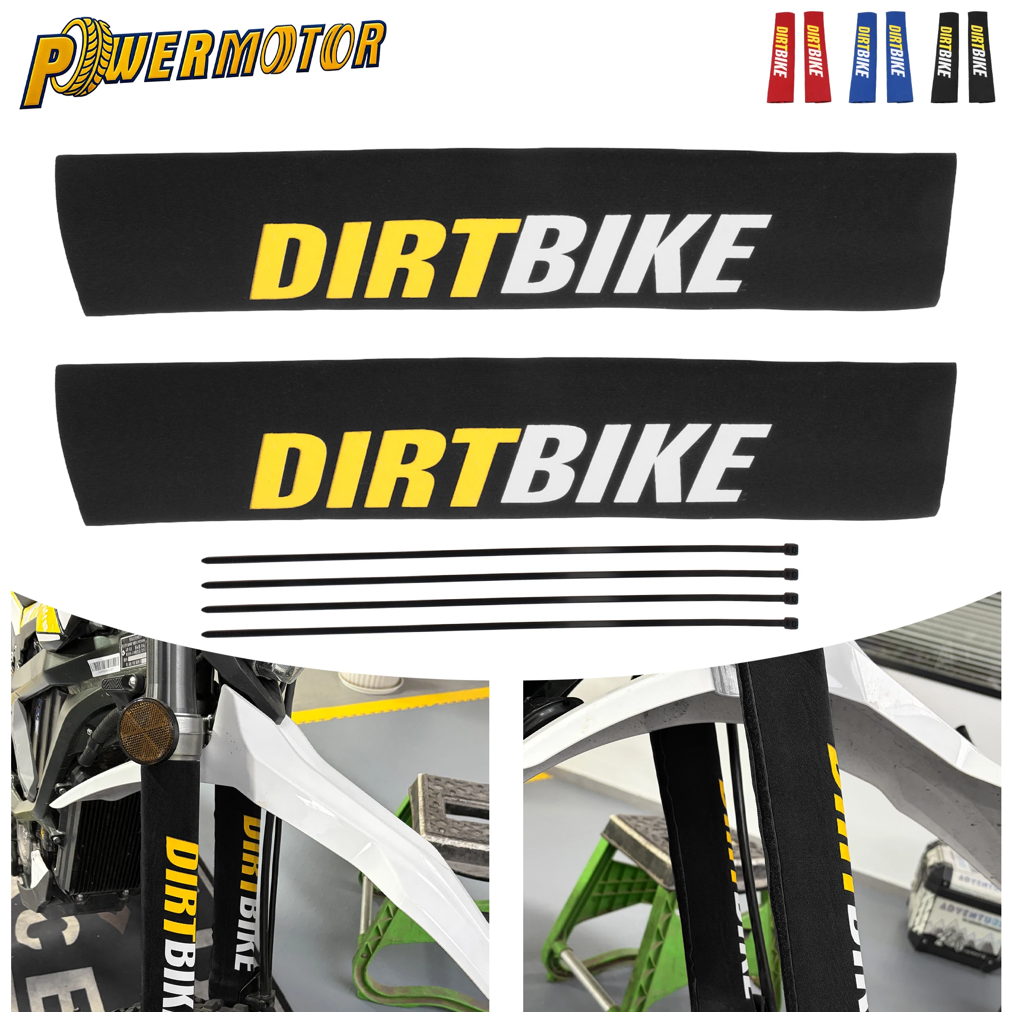 

Universal Motorcycle Front Fork Guards Full Coverage Shock Absorber Dust-Proof Protector Motocross Dirt Bike Protective Parts