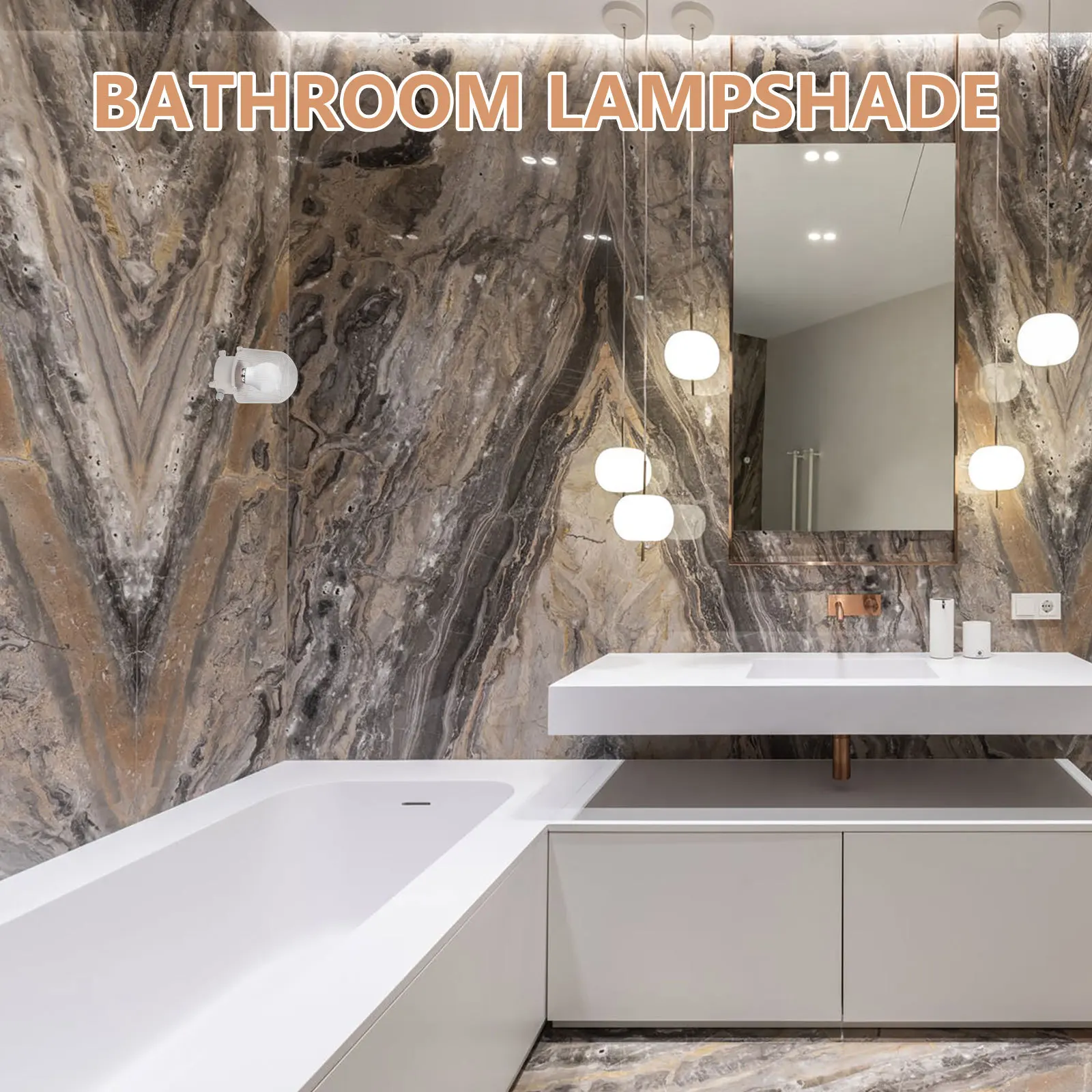 

Водонепроницаемый абажур для холодного хранения, розетка E27, прочная противоизносная, простая установка, наружное освещение для ванной комнаты, мастерской