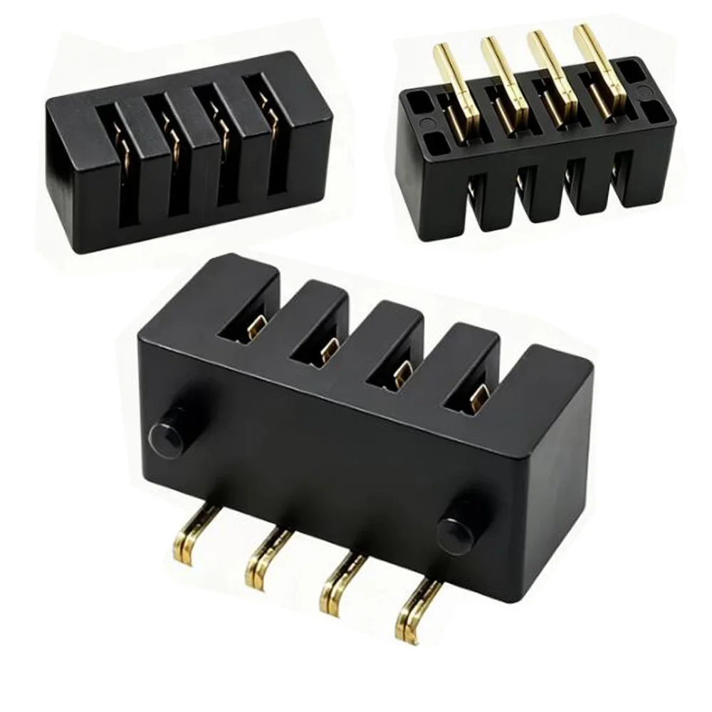 Battery Holder Shrapnel Charging Connector Conductive Seat 2P 3P 4P 5P 6P 7P 8P 9 10 -12Pin Pitch 3.0MM High Current 5 50 Pieces