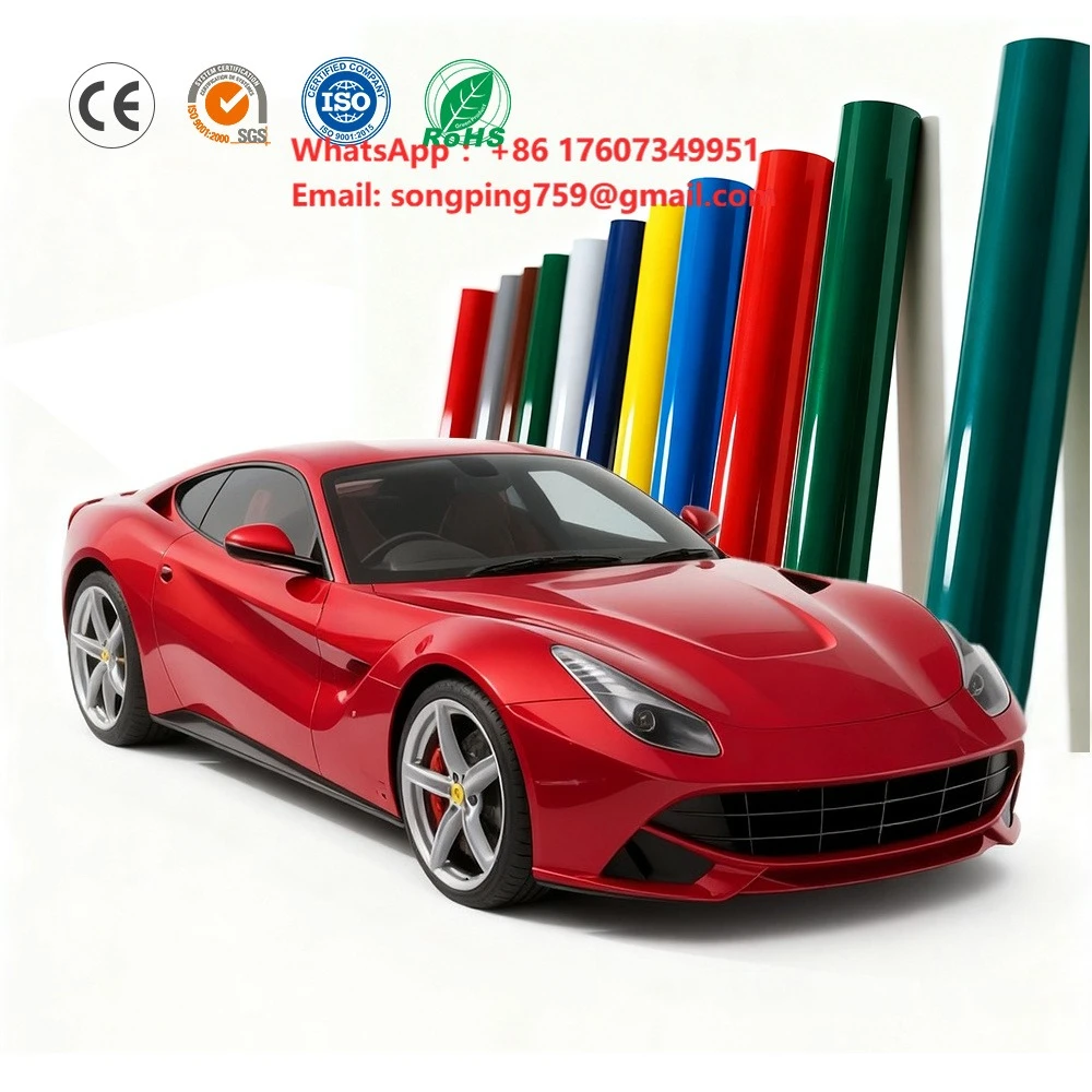 Top-Selling Automotive Film Supplier Carlas Colored TPU PPF Automotive Stickers PET Paint Protection Film Automotive Film Rolls
