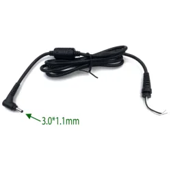 3.0*1.1mm 3.0 x 1.1mm DC Jack Power Charger Plug Connector with Cord / Cable for Asus Samsung Acer Ultrabook Adapter