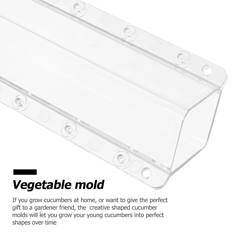

3pcs Cucumber Growing Mold PP Shaping Molds High Strength Pressure Vegetable Fruit Accessories Garden Mold Long