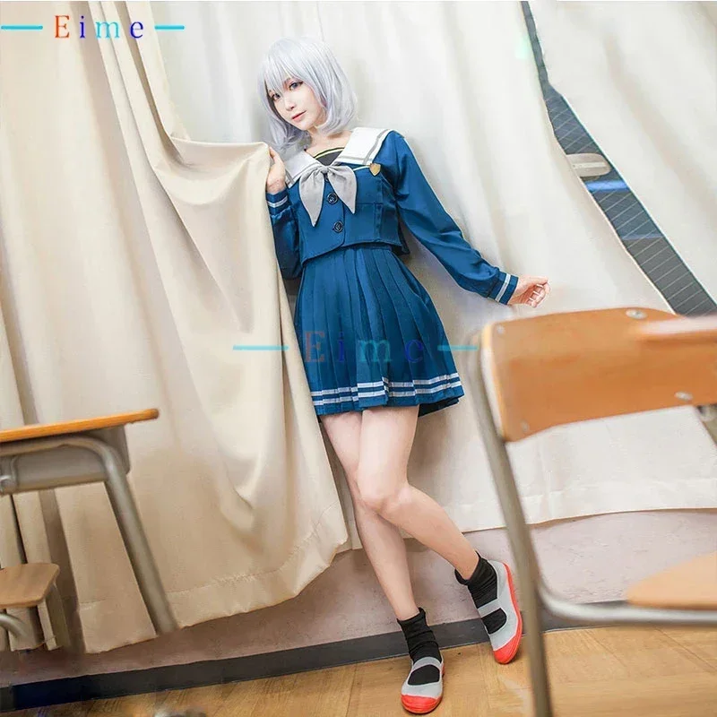 Game BanG Dream Morfonica Kurata Mashiro Kirigaya Touko Cosplay Costume JK Uniforms Sailor Suit Halloween Outfits Custom Made